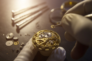 Mechanical watch repair