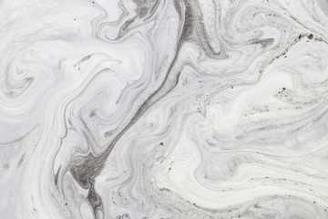 Fototapeta premium Closeup abstract color mixing of acrylic for use as background. Acrylic texture with marble pattern, marbling background 