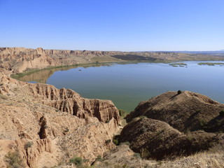 Barrancas de Burujón  (Toledo, Castilla la Mancha) Paisaje natural en España