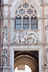 Venice Italy - Historical buildings during Venice Carnival