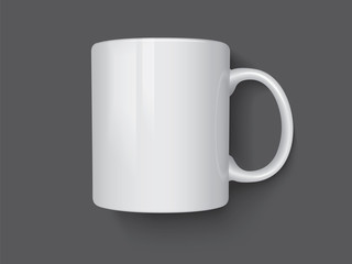 Realistic mug mock up