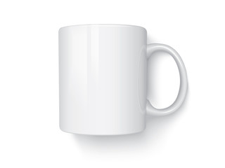 Realistic mug mock up
