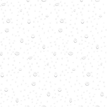 transparent drop seamless pattern