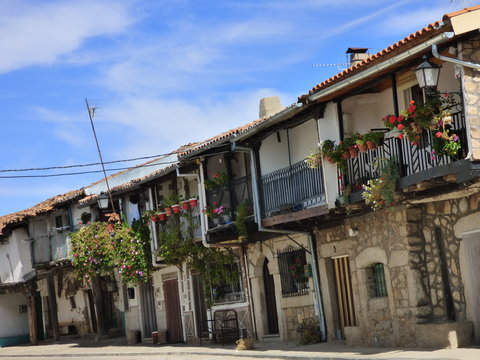 Calzada de Béjar, pueblo de Salamanca (Castilla y Leon, España)
