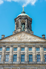 Fototapeta na wymiar Royal Palace in Amsterdam, Netherlands