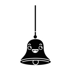 christmas bell kawaii character