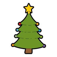 christmas tree in pot