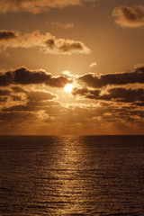 Fototapeta na wymiar Sonnenaufgang, Aussicht auf Romantik