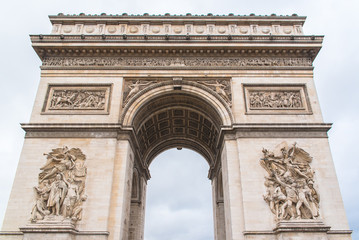 Fototapeta na wymiar Paris, Arc de Triomphe, beautiful monument 
