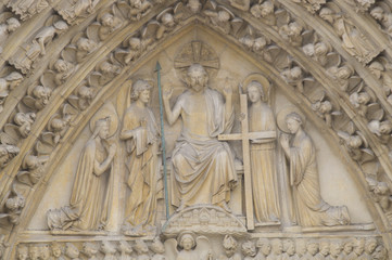 Statues de la Cathédrale Notre-Dame de Paris