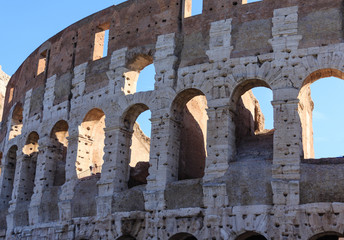 Arches Through Colosseum