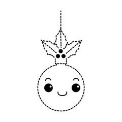 christmas ball kawaii character