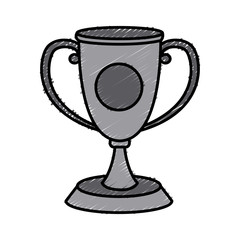 Trophy cup symbol icon vector illustration graphic design