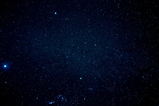 Fototapeta Night sky with shiny stars