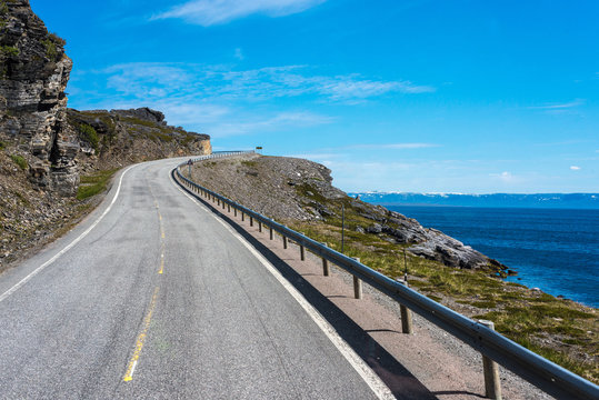 Route E69 in Finnmark, Northern Norway