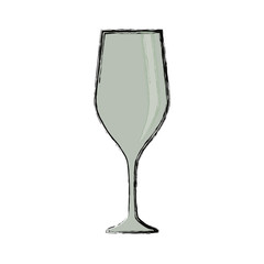 colored glass over white background  vector  illustration