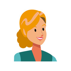 Business woman cartoon icon vector illustration graphic design