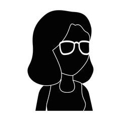 beautiful teacher female avatar character