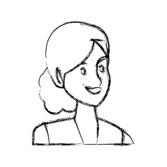 Business woman cartoon icon vector illustration graphic design