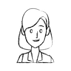 Business woman cartoon icon vector illustration graphic design