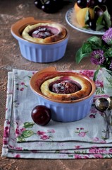homemade plum pie