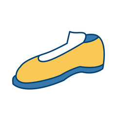 Male elegant shoe icon vector illustration graphic design