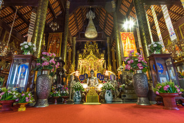 Chiangmai,Thailand-August 6,2017, WATPHADARABHIROM TEMPLE, Chiangmai, Thailand