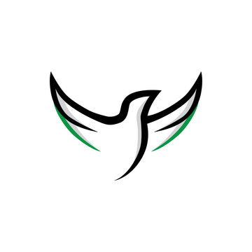 eagle logo vector line