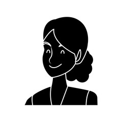 Business woman cartoon icon vector illustration graphic design
