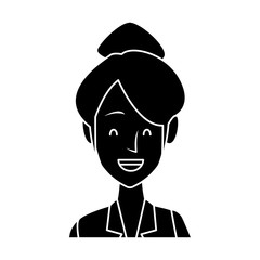 Business woman cartoon icon vector illustration graphic design