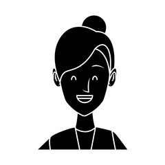 Business woman cartoon icon vector illustration graphic design