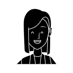 Business woman cartoon icon vector illustration graphic design
