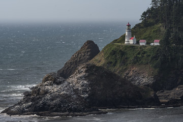 Heceta Head Lighthouse in Late Afternoon