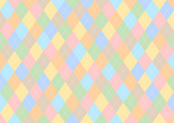 Fototapeta premium カラフル アーガイル 背景