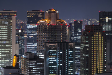 大阪梅田から見る夜景