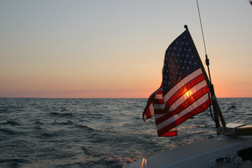 Sunset a Stern