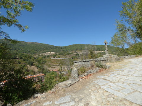 Calzada romana de Baños de Montemayor (Cáceres). Camino de Santiago en Extremadura