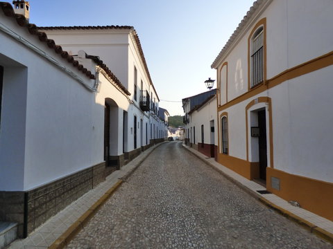 Campofrio. Pueblo español de la provincia de Huelva, Andalucía (España)