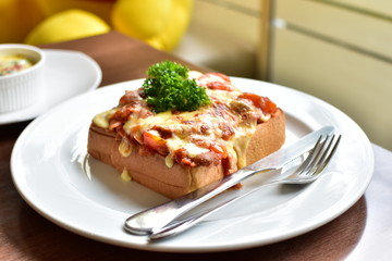 bread and cheese.
