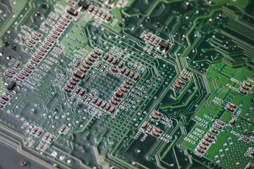 Obraz premium Electric circuit board.