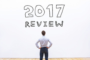2017 year review concept