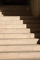 Large stone staircase