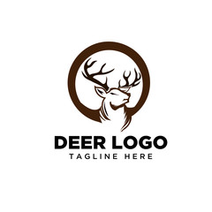 circle deer logo