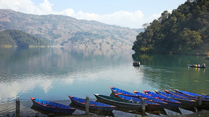 pokhara lakeview in nepal