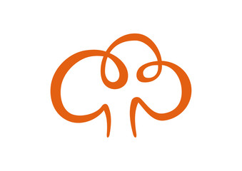 Chef Hat Line art Logo Symbol
