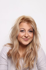 christmas woman portrait