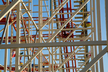 Fahrgeschäft auf Kirmes/Jahrmarkt