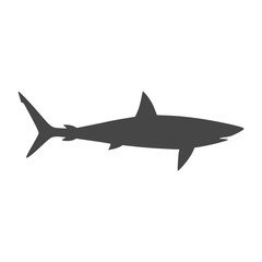 Fototapeta premium Shark sign, Shark icon