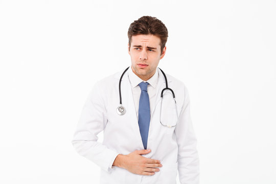 Portrait of a male doctor with stethoscope