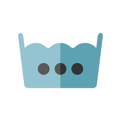 Icon for care of clothing for laundry. Vector